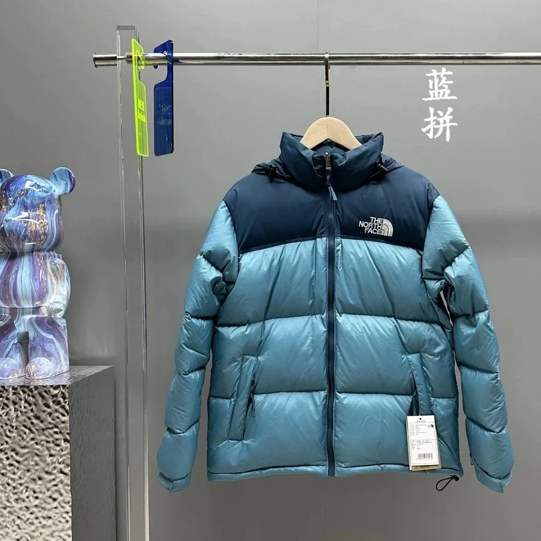 **Version American version 1996 down jacket classic splicing down jacket warm jacket couple style
