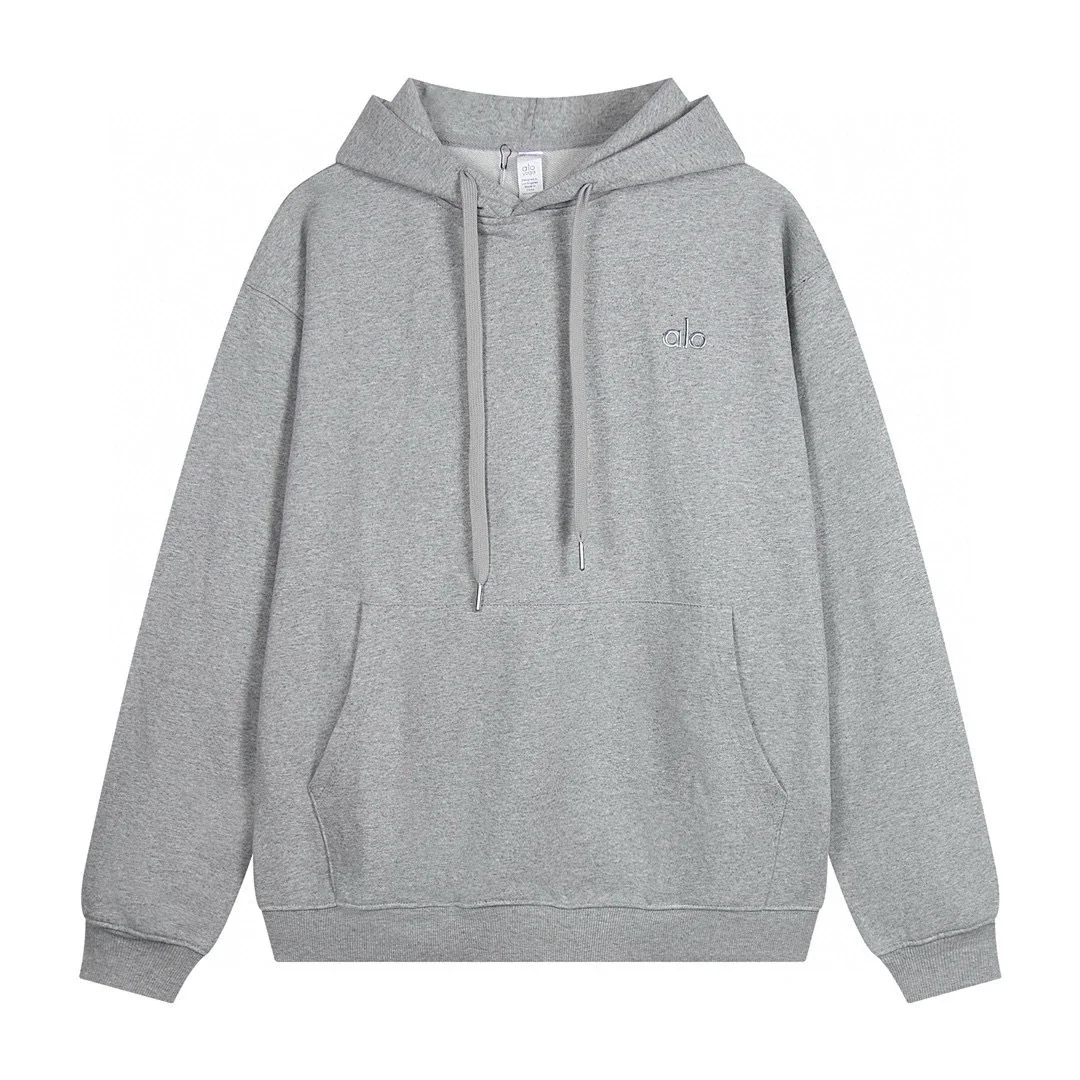 Heavyweight round neck hooded sweatshirt suit loose warm shirt zipper casual jacket for men and women