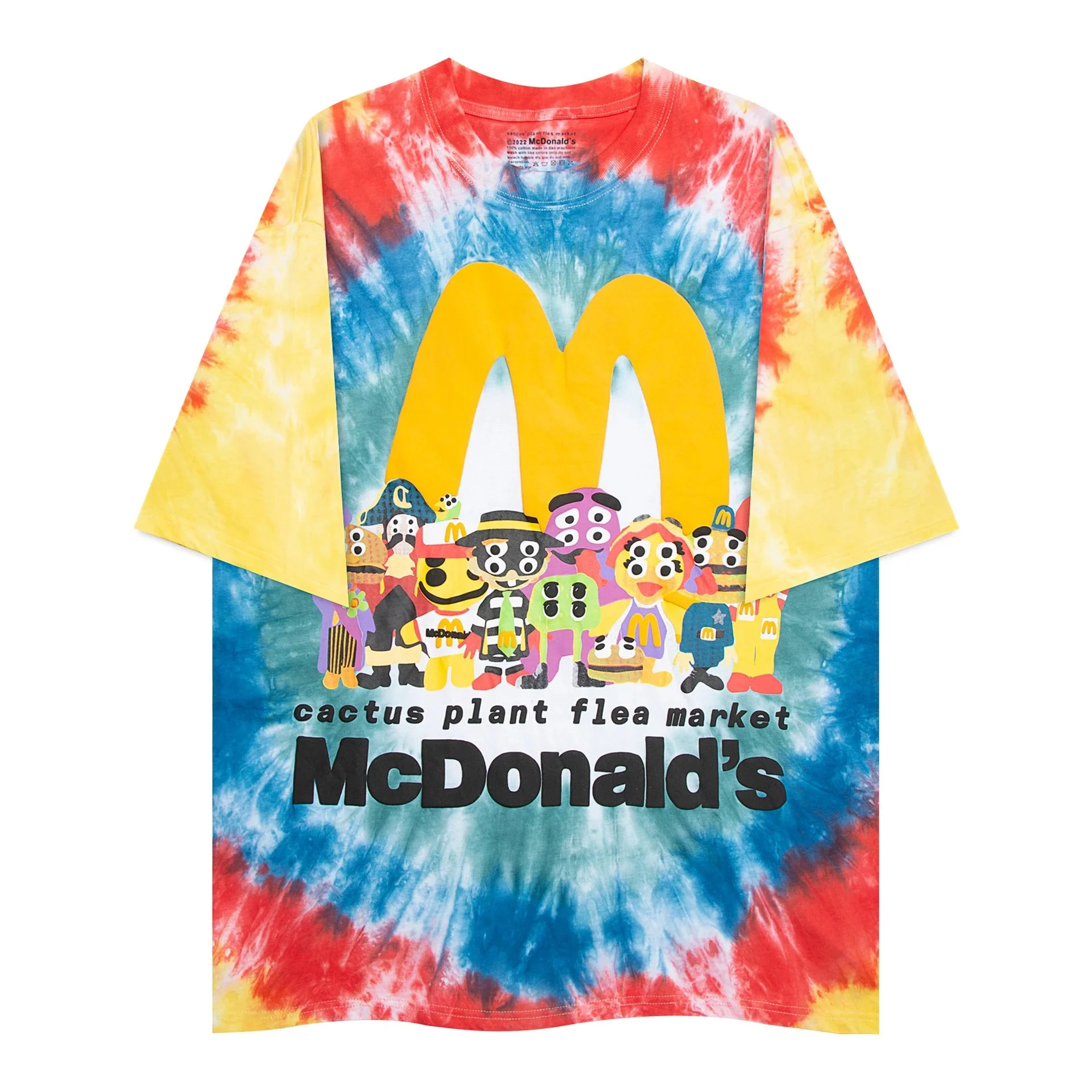 CPFM McDonald's joint peripheral burger print Travis Scott American casual loose TS short-sleeved T-shirt