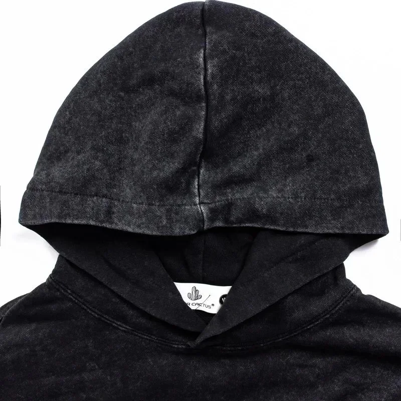 Autumn thin sweatshirt American Travis Scott Utopia Tour hooded sweatshirt abstract letter washed retro distressed hoodie ins super hot autumn and winter new cotton terry hoodie sweatshirt