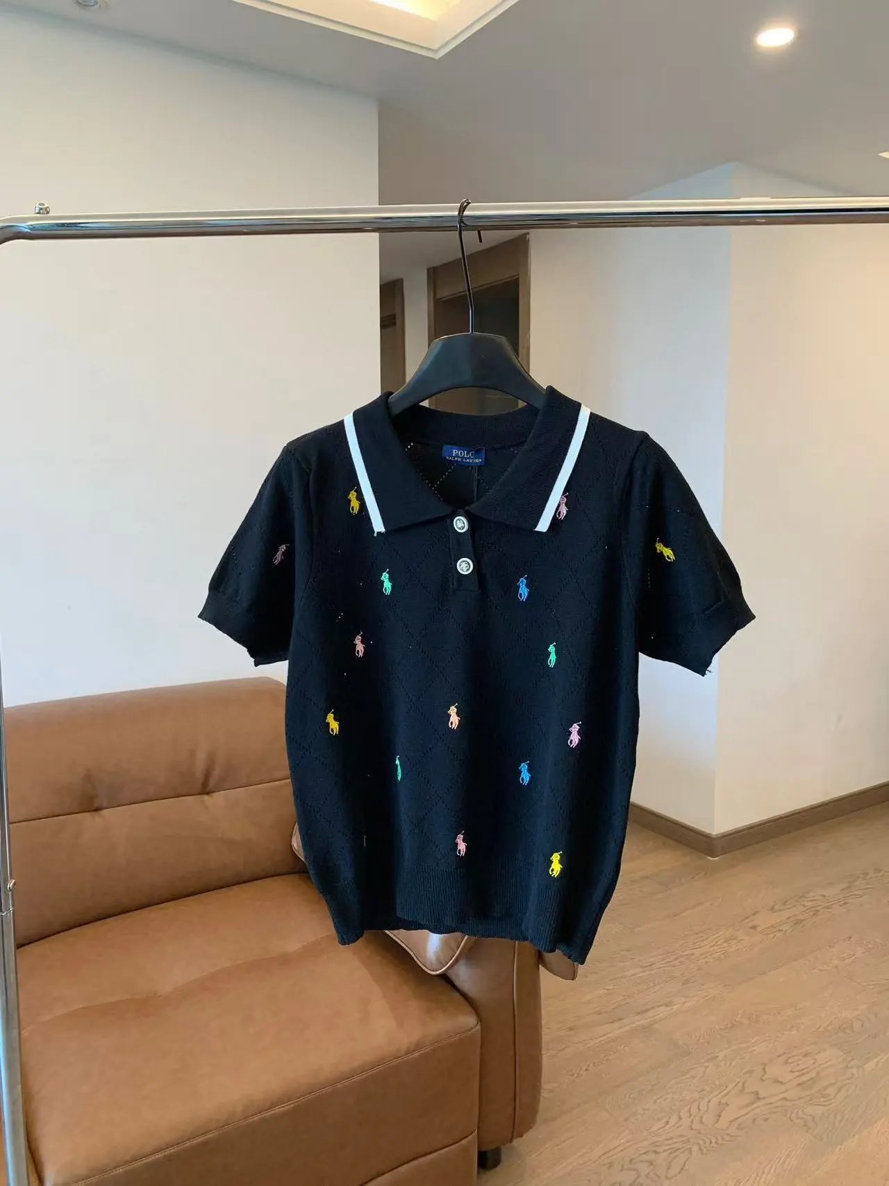 Embroidered Logo Polo Shirt photo 4