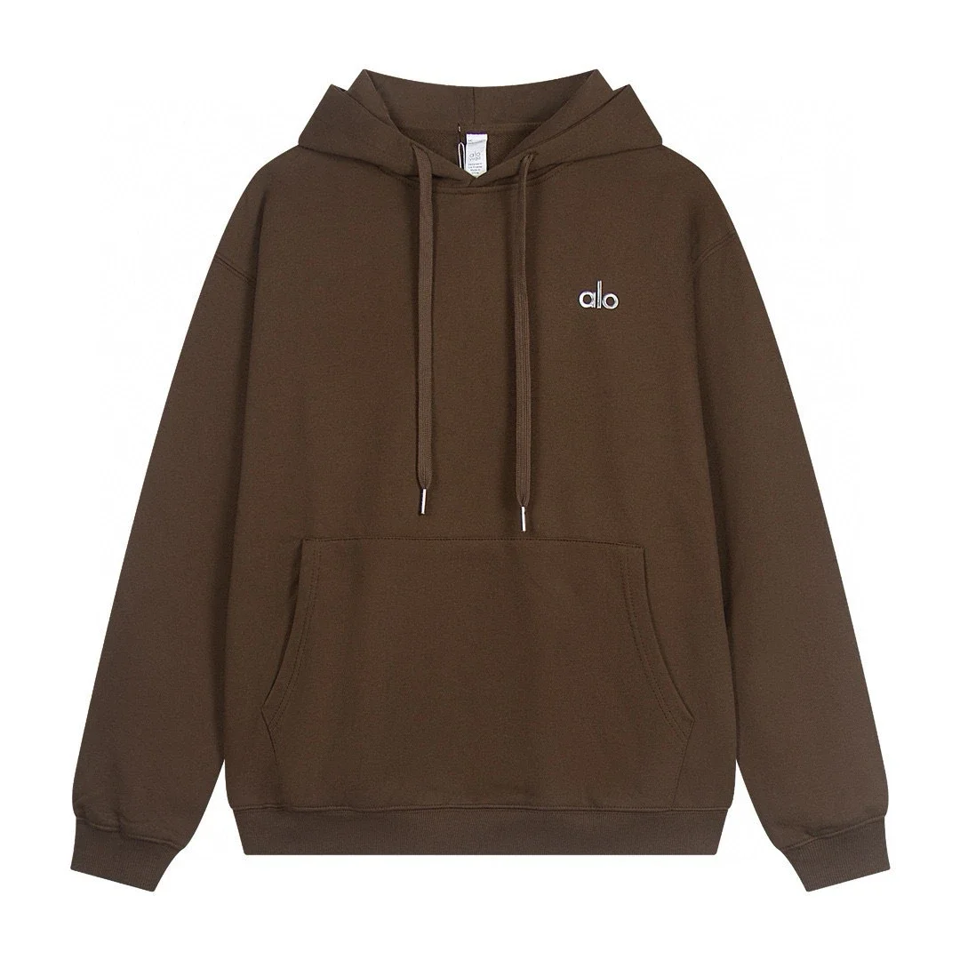 Heavyweight round neck hooded sweatshirt suit loose warm shirt zipper casual jacket for men and women