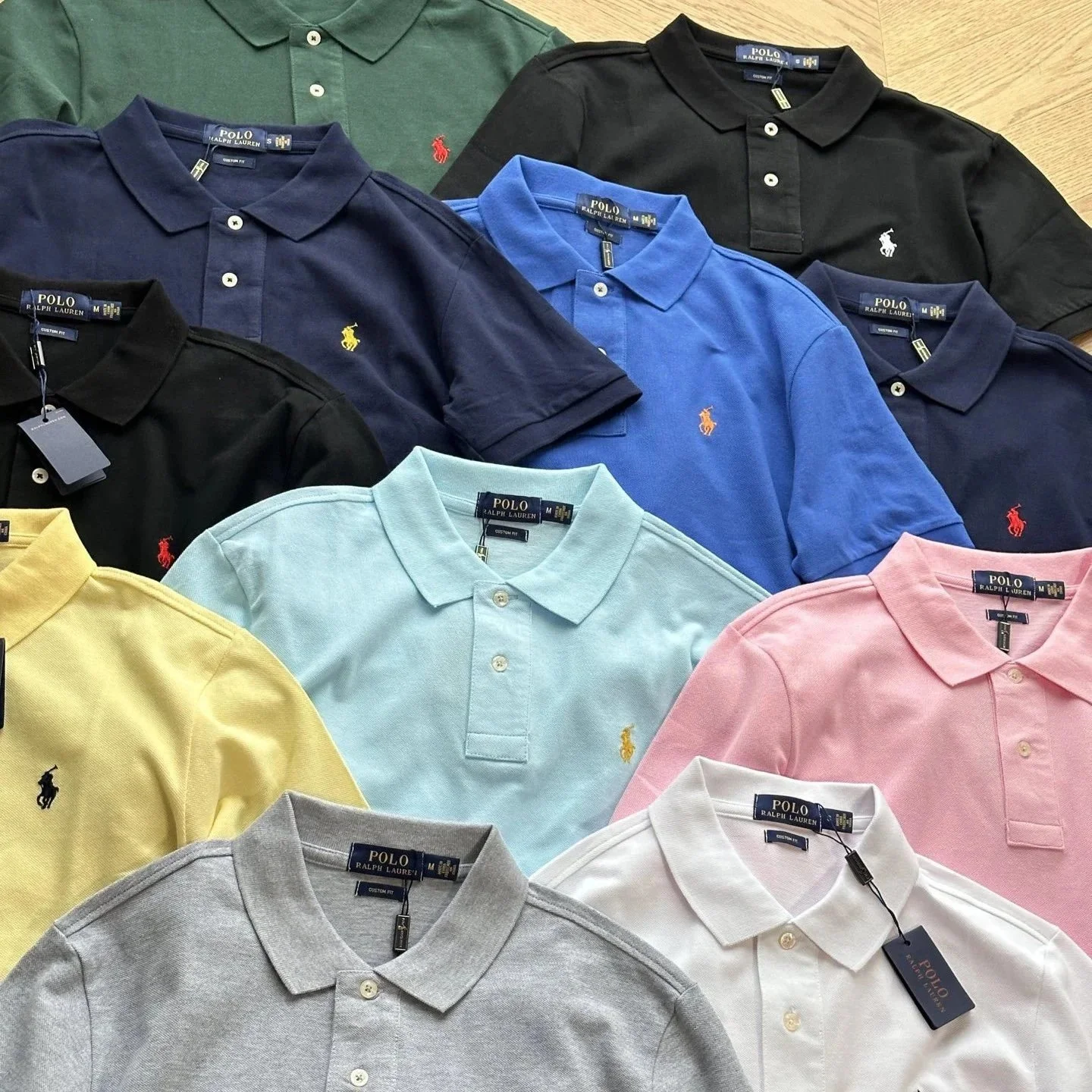 Basic short-sleeved POLO shirts for men and women