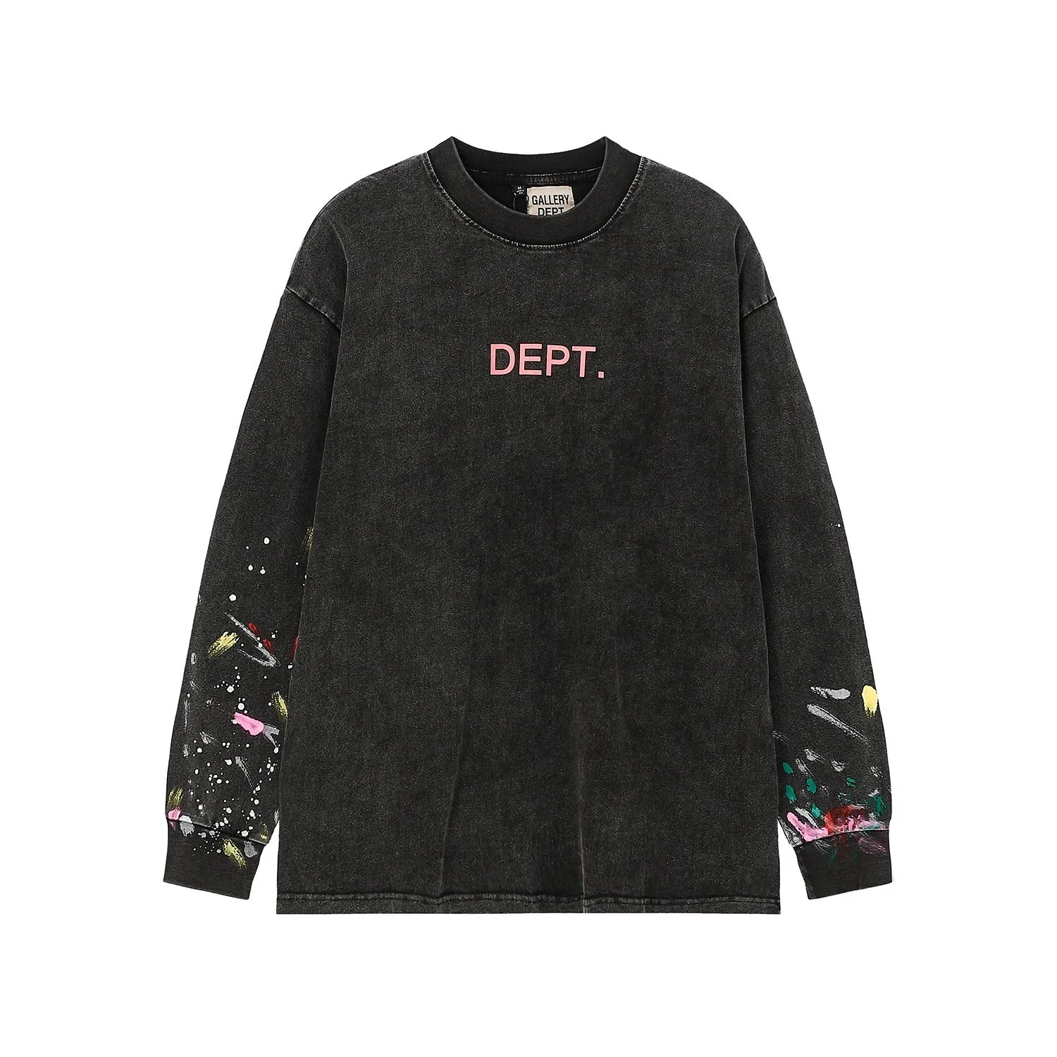 Distressed brain print casual loose hooded sweatshirt for men and women