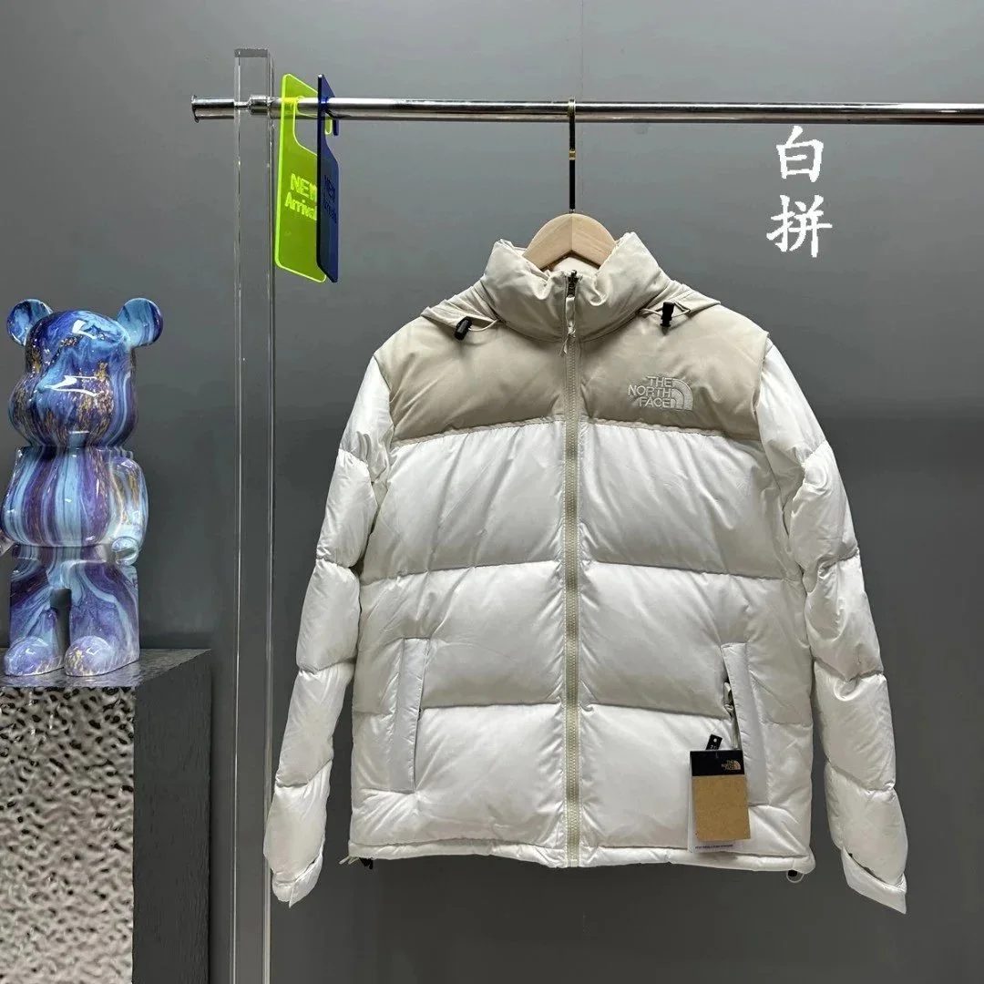**Version American version 1996 down jacket classic splicing down jacket warm jacket couple style