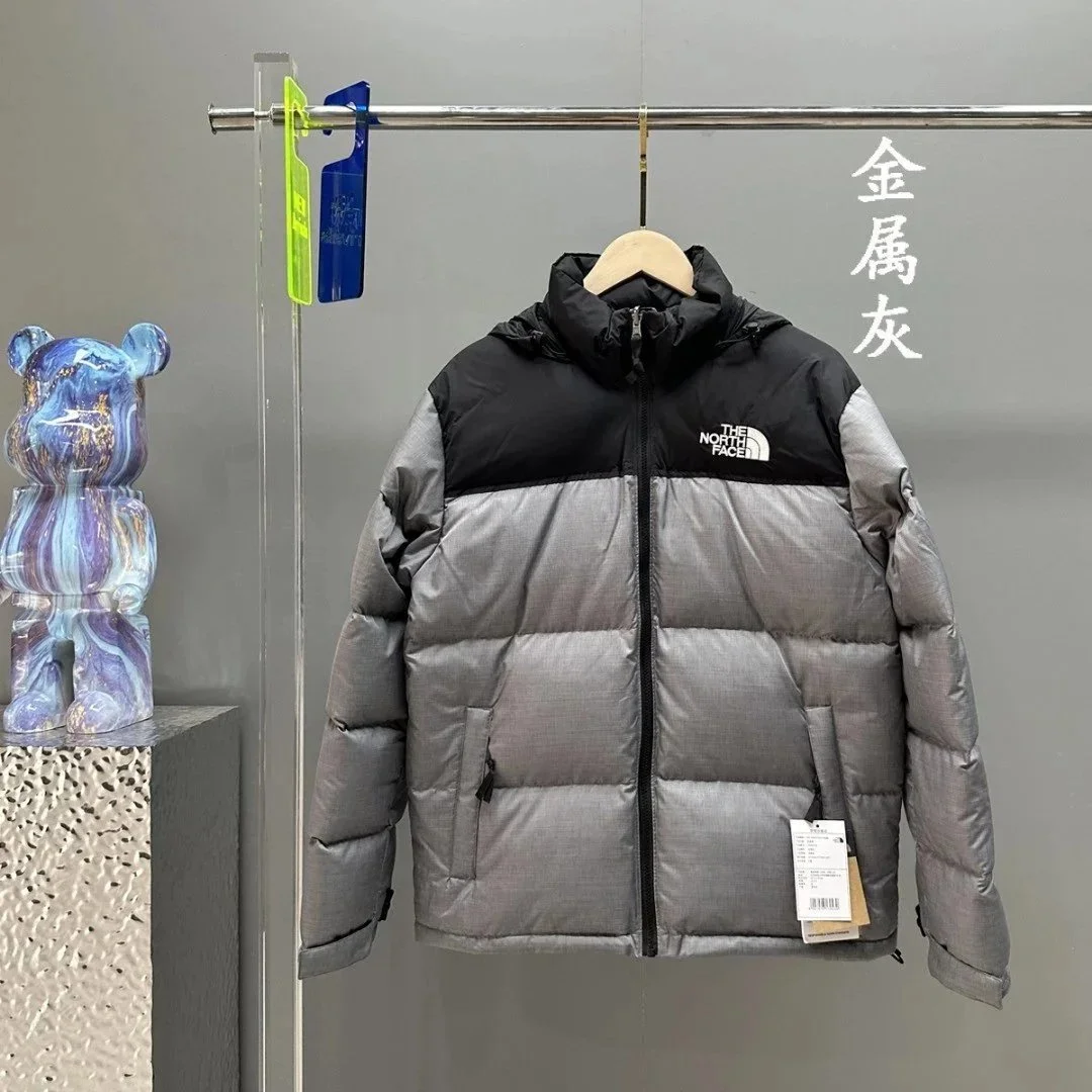 **Version American version 1996 down jacket classic splicing down jacket warm jacket couple style