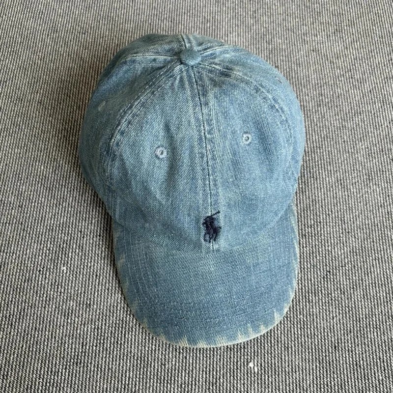 Polo Ralph Lauren Hats Embroidered Pony Baseball Cap — denim