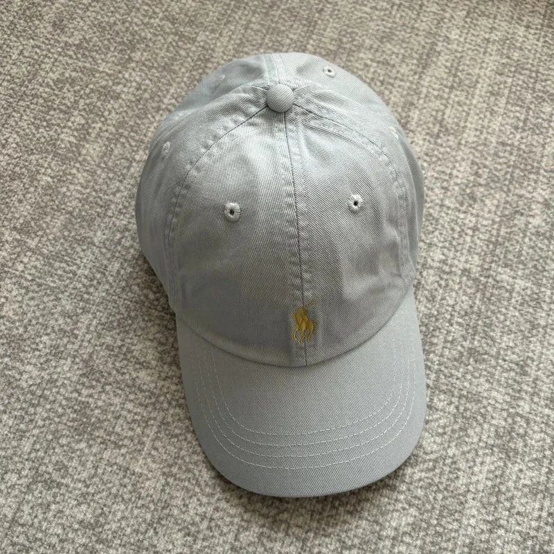 Polo Ralph Lauren Hats Embroidered Pony Baseball Cap — Ice Crystal Blue