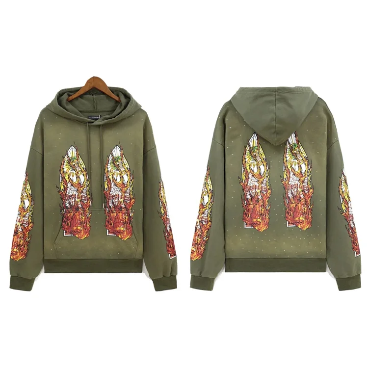 Washed distressed heavy industry print suit retro hooded sweatshirt(pic8) Washed distressed heavy industry print suit retro hooded sweatshirt