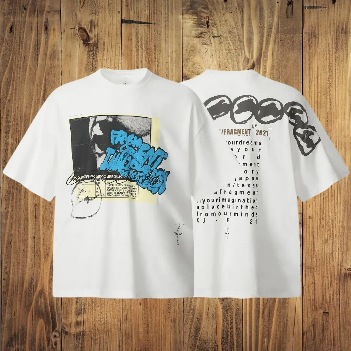 TRAVIS SCOTT American street short-sleeved 24ss new album peripheral VINTAGE niche trendy brand retro T-shirt