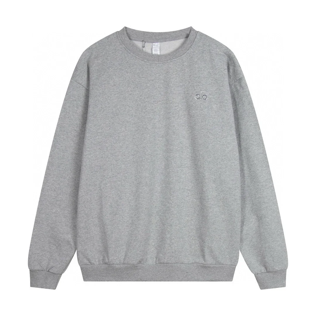 Heavyweight round neck hooded sweatshirt suit loose warm shirt zipper casual jacket for men and women