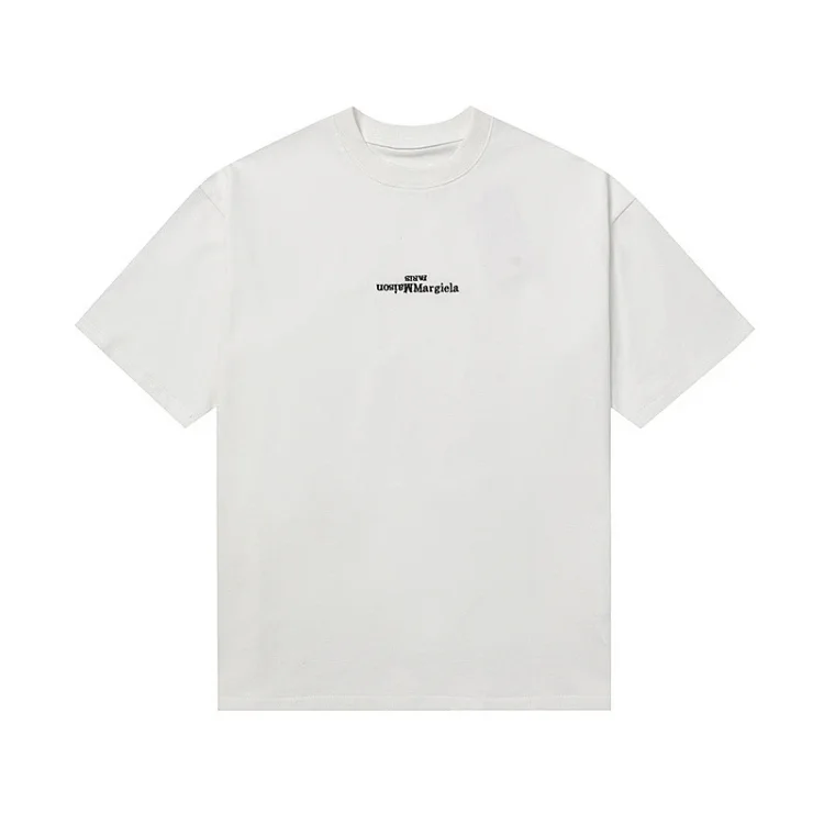 Majia letter embroidery printed short-sleeved T-shirt high street trendy brand for men and women(pic35) Majia letter embroidery printed short-sleeved T-shirt high street trendy brand for men and women