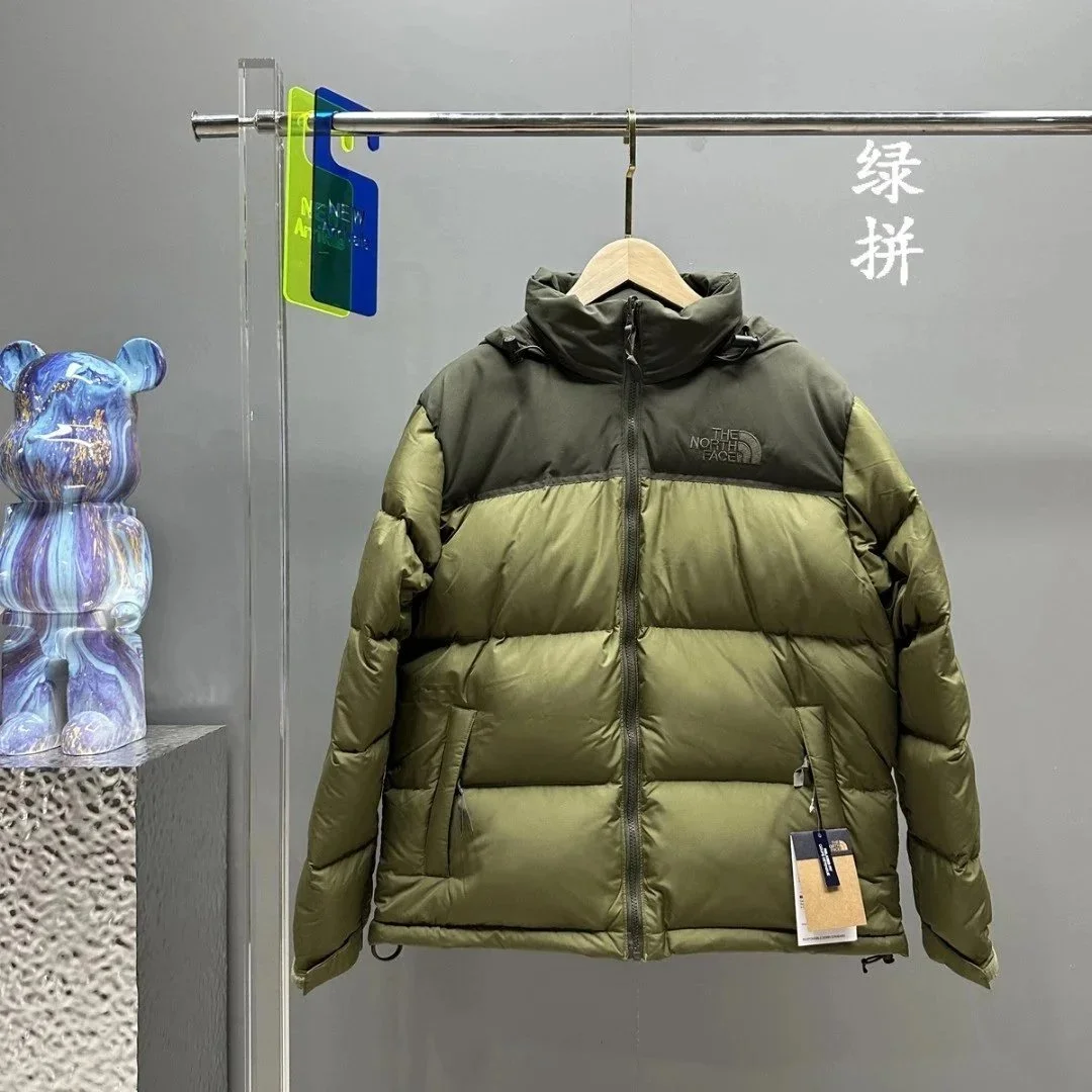 **Version American version 1996 down jacket classic splicing down jacket warm jacket couple style