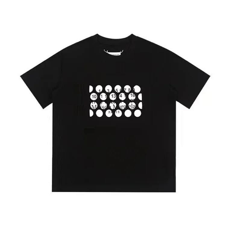Majia letter embroidery printed short-sleeved T-shirt high street trendy brand for men and women(pic22) Majia letter embroidery printed short-sleeved T-shirt high street trendy brand for men and women