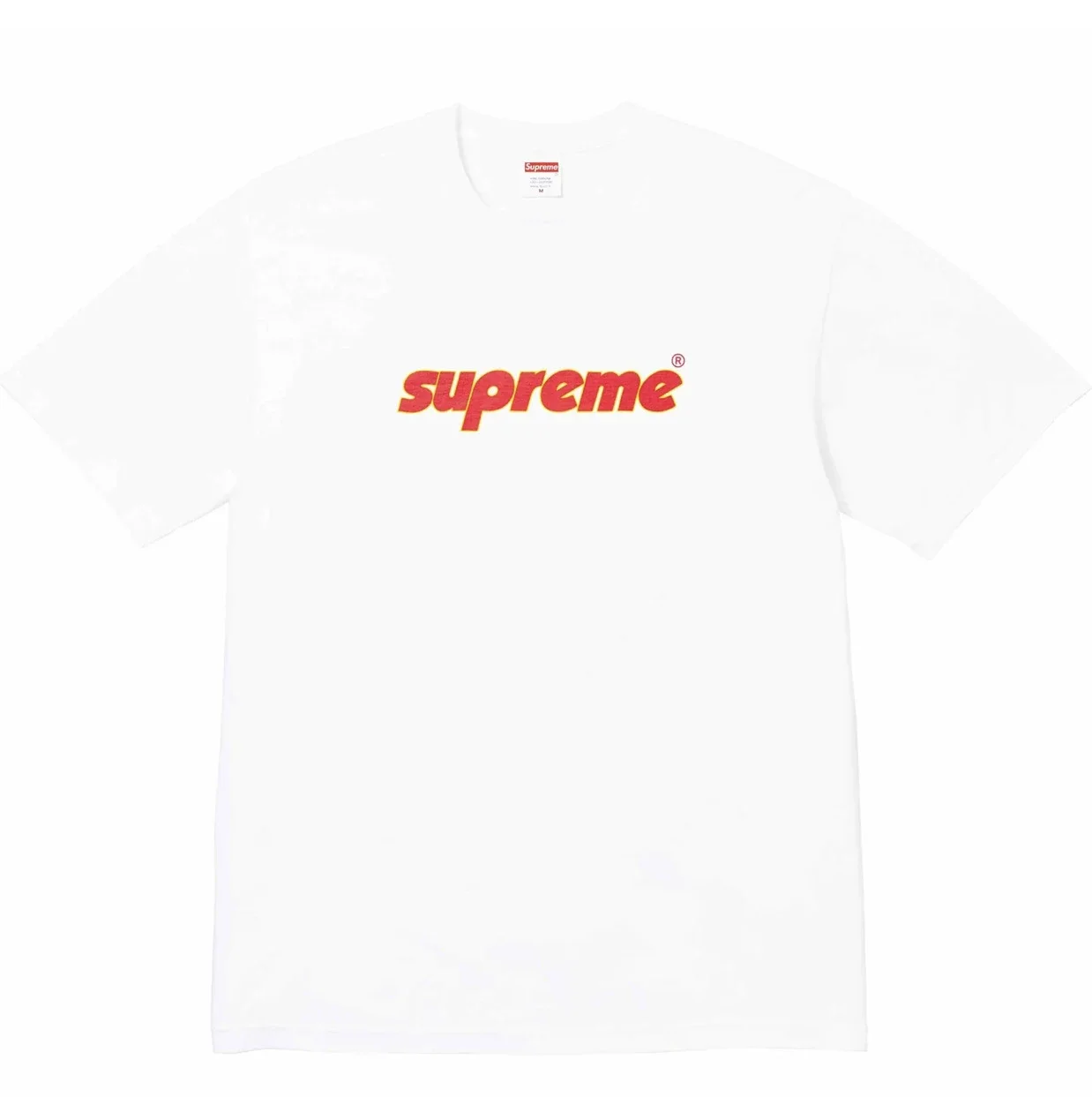 Pure cotton letter short-sleeved tee men's and women's classic printed T-shirts, loose and casual