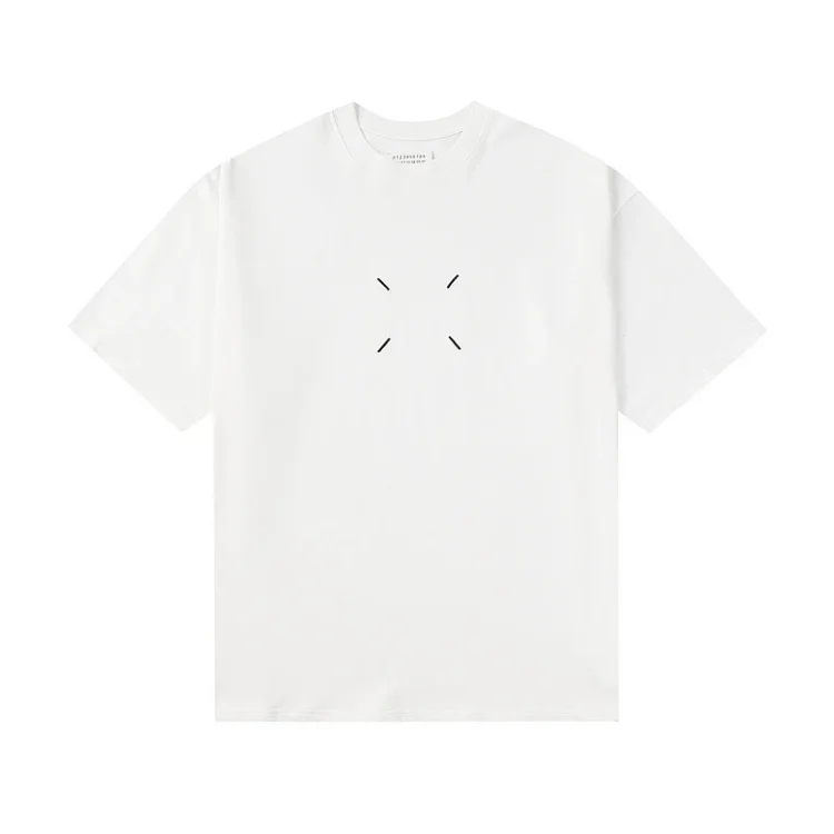 Majia letter embroidery printed short-sleeved T-shirt high street trendy brand for men and women(pic19) Majia letter embroidery printed short-sleeved T-shirt high street trendy brand for men and women