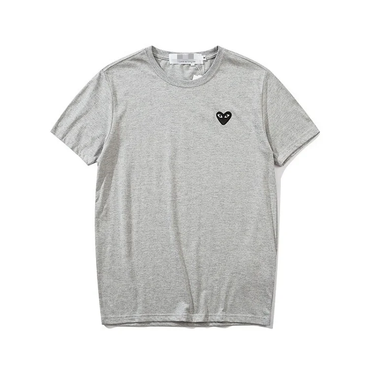 plaLove embroidered short-sleeved pure cotton red heart eyes couple T-shirt(pic21) plaLove embroidered short-sleeved pure cotton red heart eyes couple T-shirt