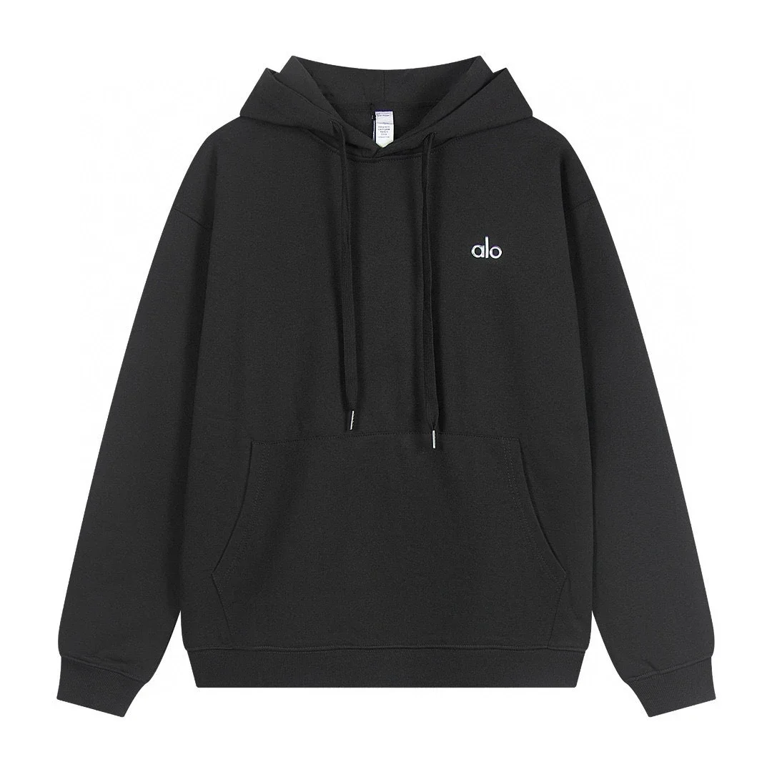 Heavyweight round neck hooded sweatshirt suit loose warm shirt zipper casual jacket for men and women