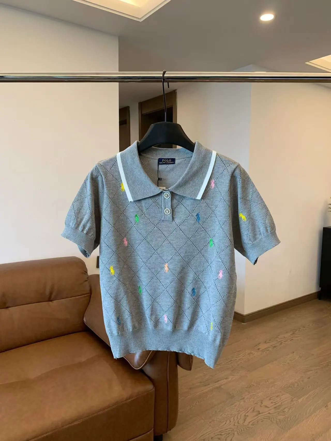 Embroidered Logo Polo Shirt photo 3