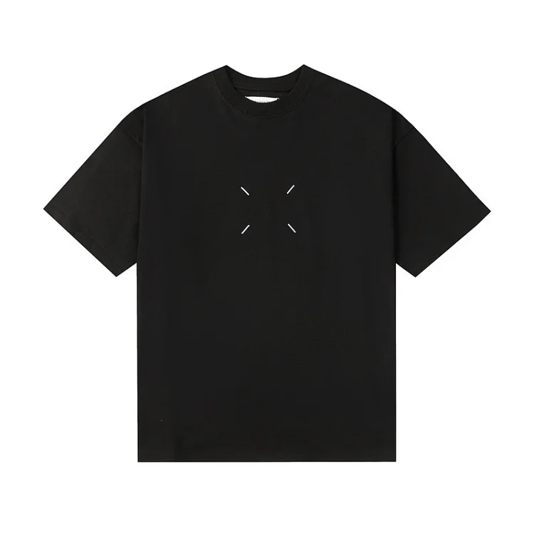 Majia letter embroidery printed short-sleeved T-shirt high street trendy brand for men and women(pic18) Majia letter embroidery printed short-sleeved T-shirt high street trendy brand for men and women