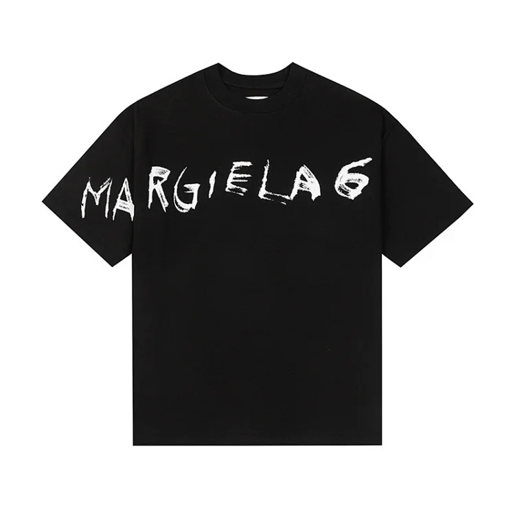 Majia letter embroidery printed short-sleeved T-shirt high street trendy brand for men and women(pic10) Majia letter embroidery printed short-sleeved T-shirt high street trendy brand for men and women
