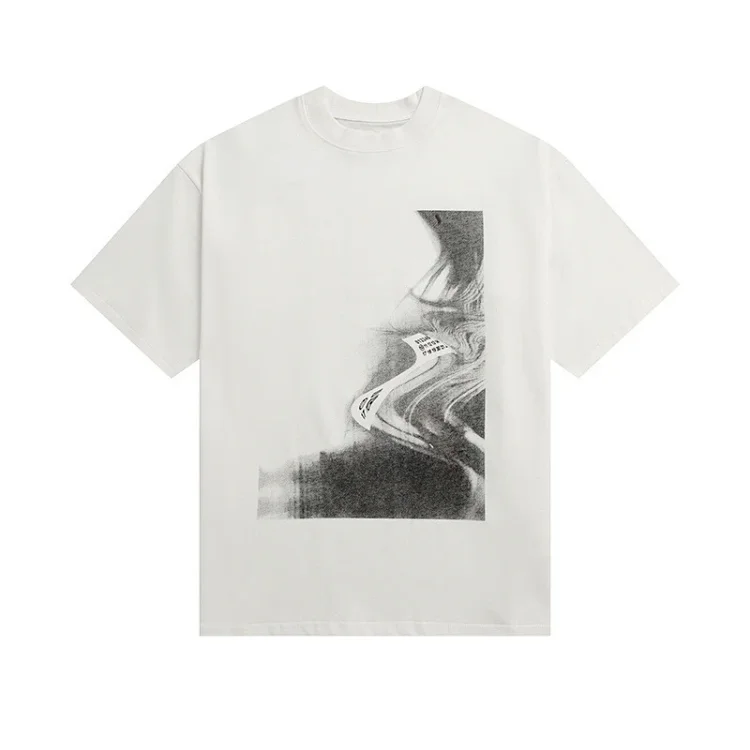 Majia letter embroidery printed short-sleeved T-shirt high street trendy brand for men and women(pic23) Majia letter embroidery printed short-sleeved T-shirt high street trendy brand for men and women