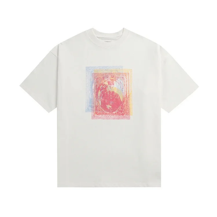 Majia letter embroidery printed short-sleeved T-shirt high street trendy brand for men and women(pic33) Majia letter embroidery printed short-sleeved T-shirt high street trendy brand for men and women