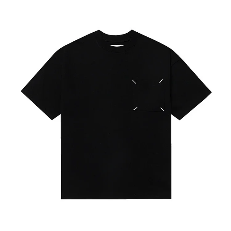 Majia letter embroidery printed short-sleeved T-shirt high street trendy brand for men and women(pic41) Majia letter embroidery printed short-sleeved T-shirt high street trendy brand for men and women