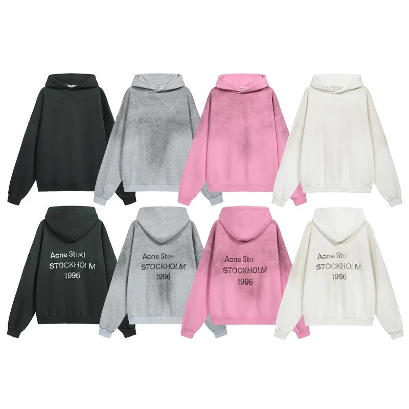 AC1996 Letter Zip Hoodie