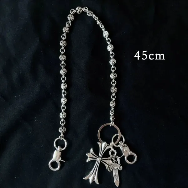 Turquoise Bead & Chain Waist Chain Accessory - 9