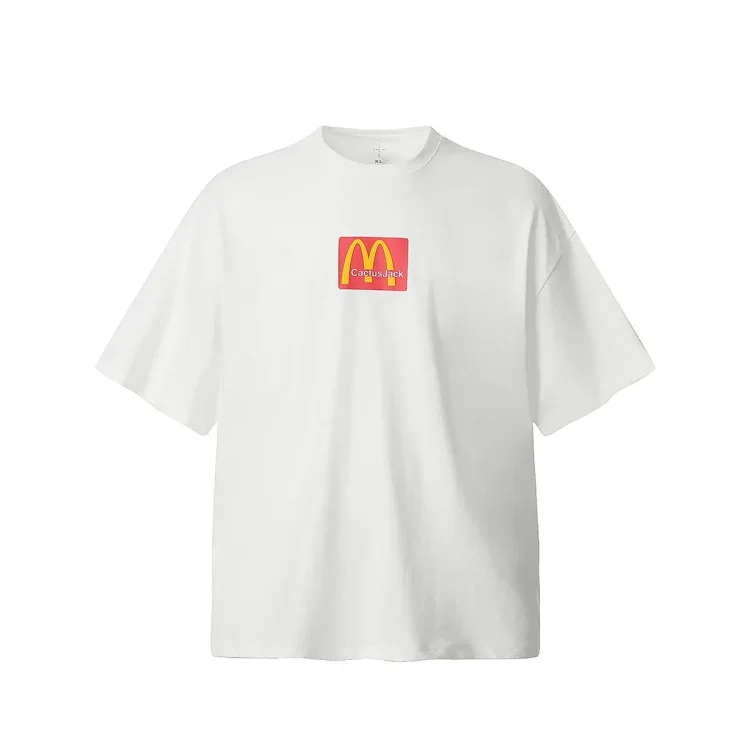 BIGTHING M font co-branded TS foam printed T-shirt TRAVIS SCOTT high street fashion brand loose short sleeves(pic3) BIGTHING M font co-branded TS foam printed T-shirt TRAVIS SCOTT high street fashion brand loose short sleeves
