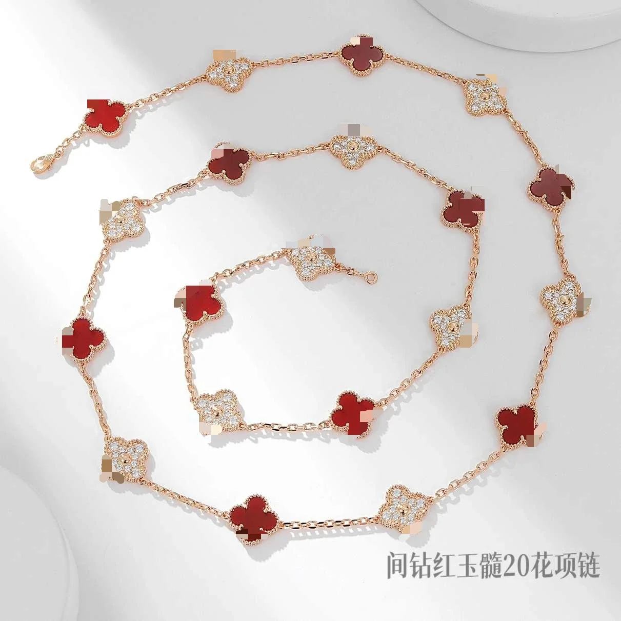 Ten Flowers and Twenty Flowers Necklace Natural Fritillaria