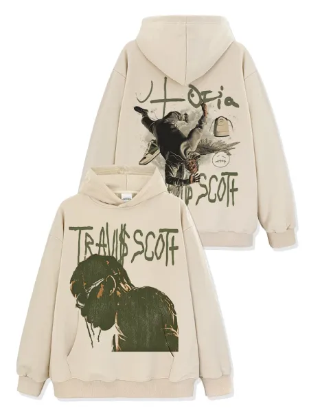Travis Scott x Cactus Jack Hoodie Pink T-Shirt - 19