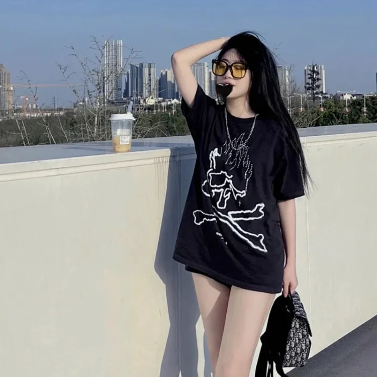 Travis Scott Cactus Jack X mastermind JAPAN skull graphic short-sleeved T-shirt(pic3) Travis Scott Cactus Jack X mastermind JAPAN skull graphic short-sleeved T-shirt