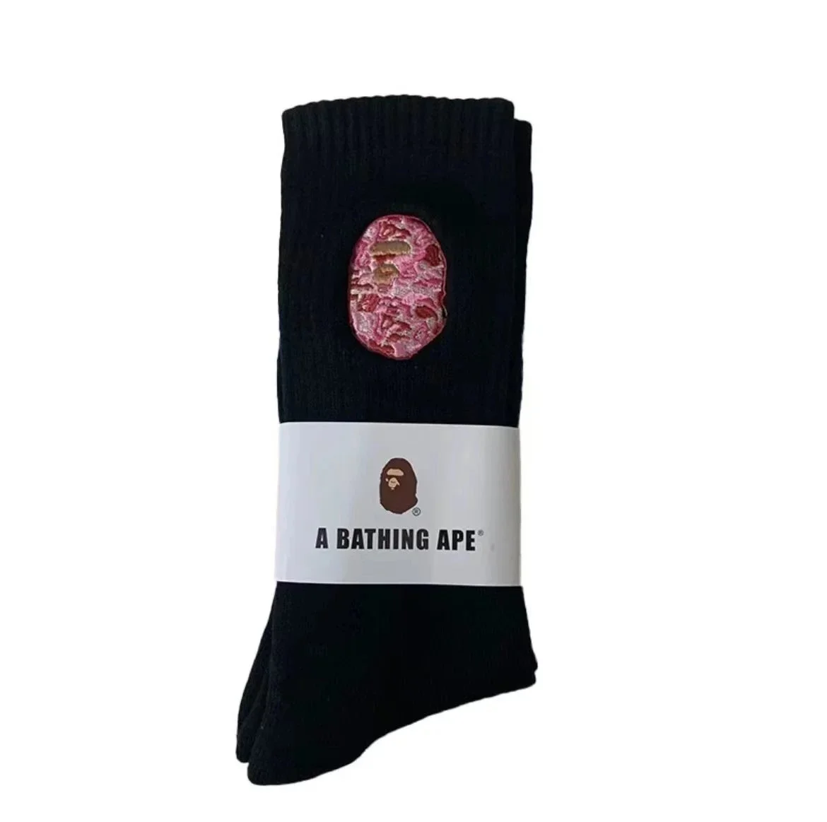 Towel socks Japanese trendy socks high-tube cotton socks sweat-absorbent white socks solid color mid-tube thickened casual socks for men and women