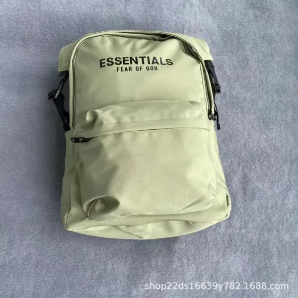 Design 1977 Print Beige Casual Backpack - 21