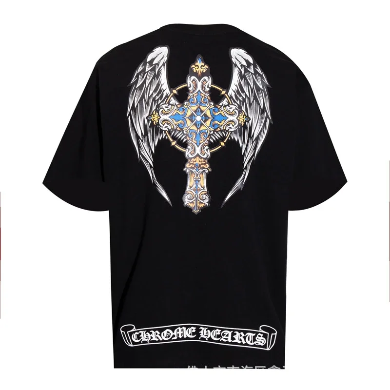 CH summer European and American street hip-hop short-sleeved series for men and women