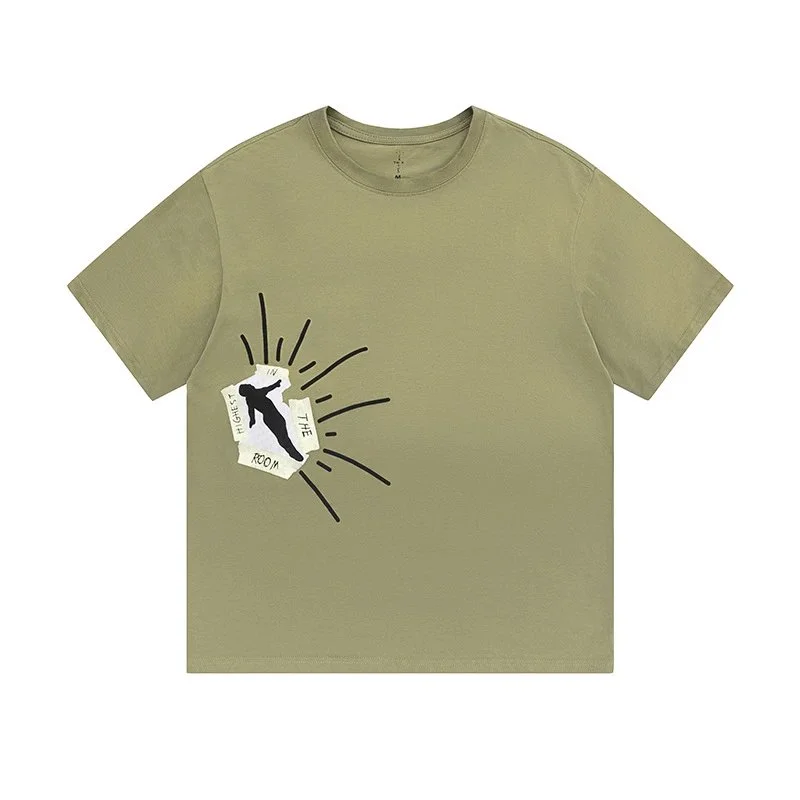 Travis Scott Cactus Jack Astro World Retro Washed Dyeing Letter Print