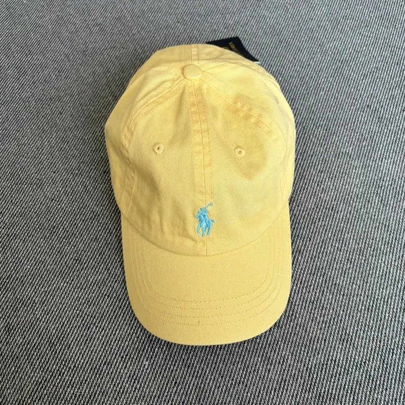 Polo Ralph Lauren Hats Embroidered Pony Baseball Cap — Little Yellow Chick