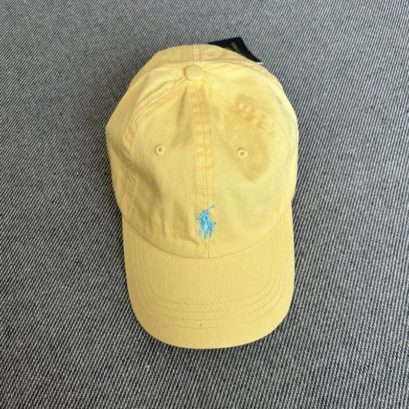 Foreign trade rl raff hat baseball cap men and women peaked cap polo sports pony logo embroidery couple baseball cap