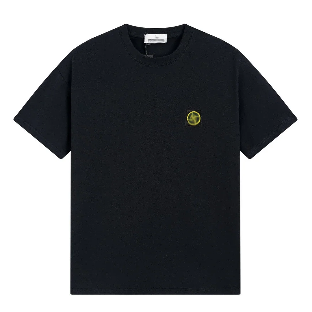 Shitongdao casual short-sleeved T-shirt printed loose round neck same style for men and women
