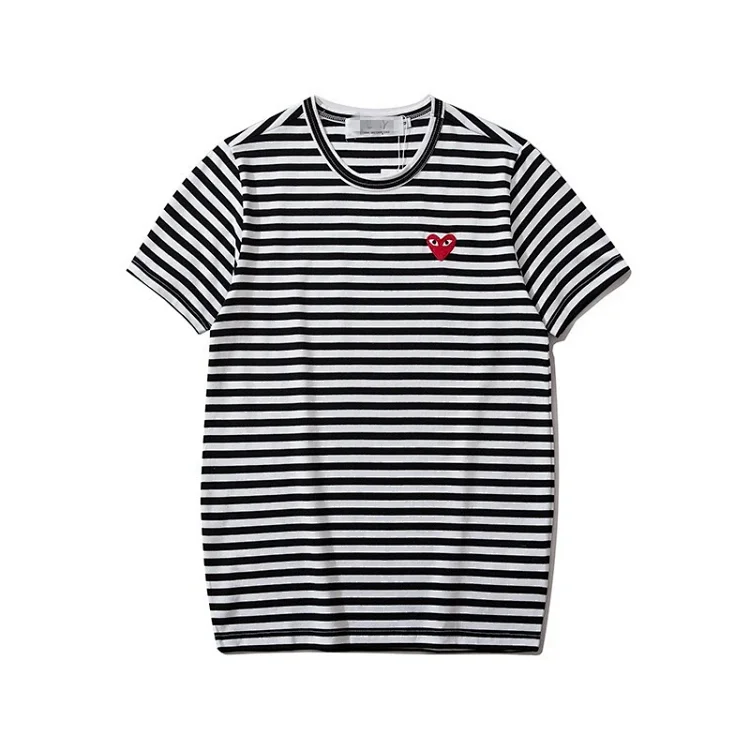 plaLove embroidered short-sleeved pure cotton red heart eyes couple T-shirt(pic18) plaLove embroidered short-sleeved pure cotton red heart eyes couple T-shirt
