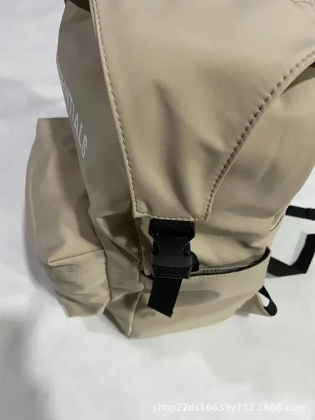Design 1977 Print Beige Casual Backpack - 12