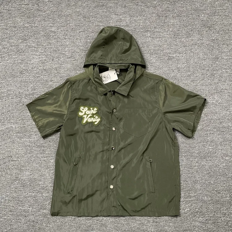 Saint letter towel embroidered hooded short-sleeved shirt casual shorts suit(pic14) Saint letter towel embroidered hooded short-sleeved shirt casual shorts suit
