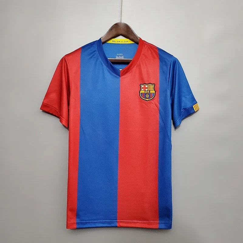 Retro short-sleeved football jerseys Real Madrid, Barcelona, ​​Florence, Arsenal, Manchester City, Inter Milan and River Plate old jerseys