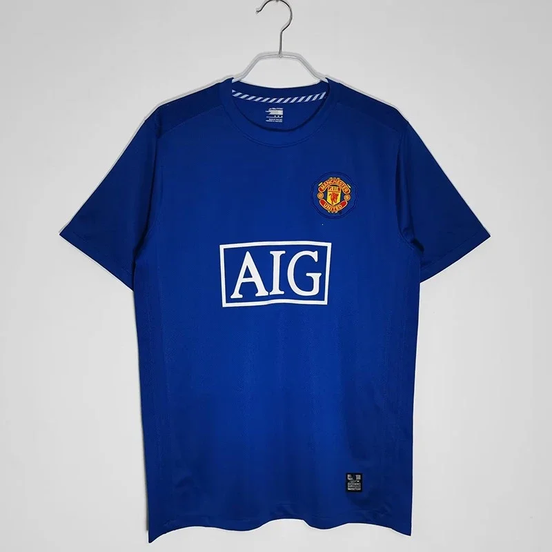 Retro short-sleeved football jerseys Real Madrid, Barcelona, ​​Florence, Arsenal, Manchester City, Inter Milan and River Plate old jerseys