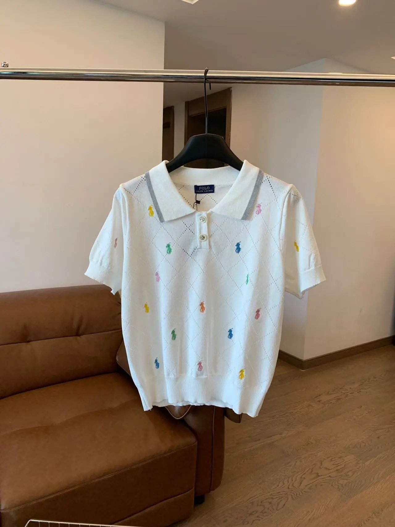 Embroidered Logo Polo Shirt photo 2