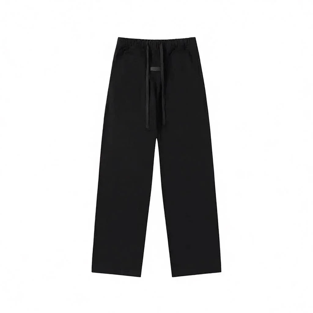 New FEAR OF GOD ESSENTIALS flocked letter men and women casual loose plus velvet hooded sweatshirt trendy