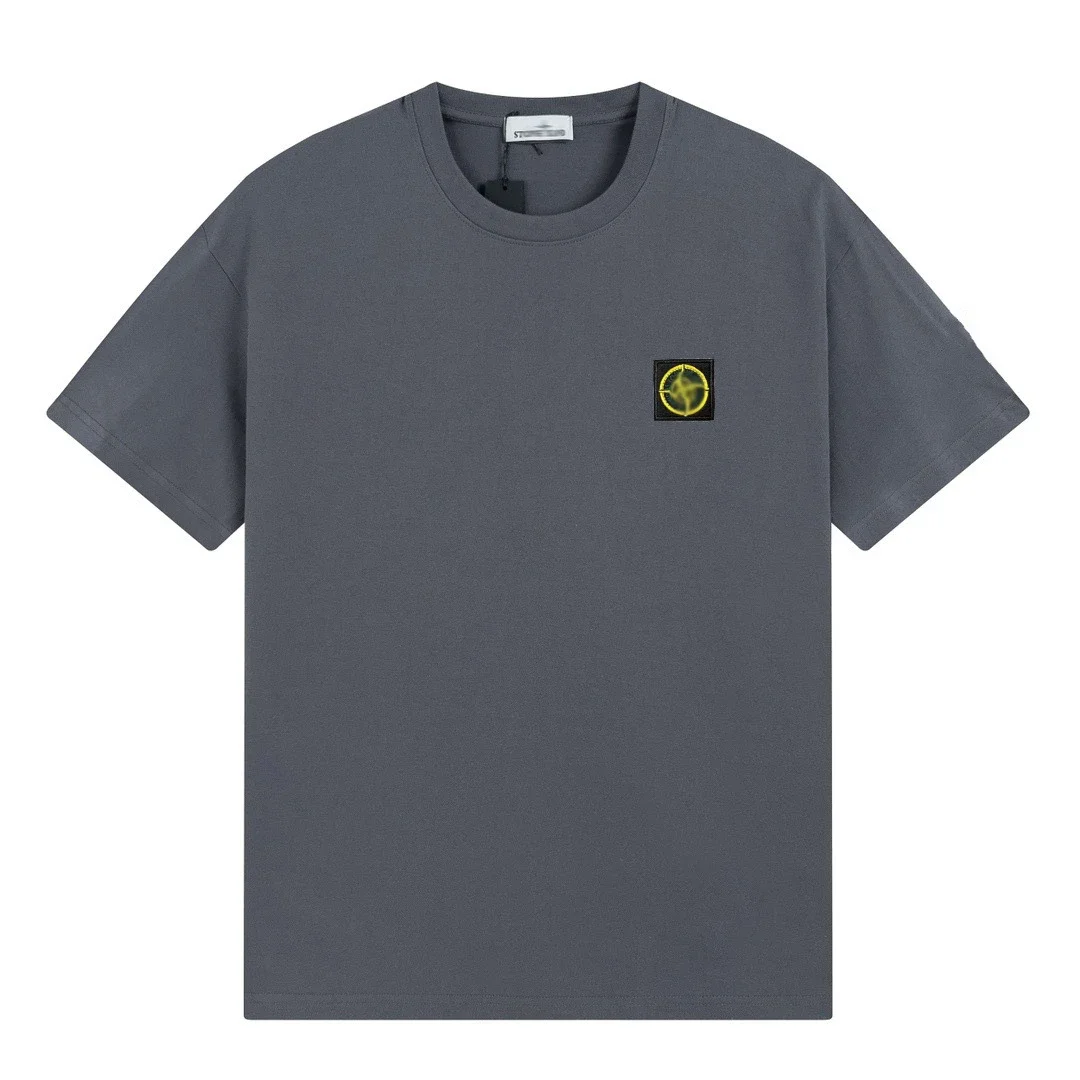 Shitongdao casual short-sleeved T-shirt printed loose round neck same style for men and women