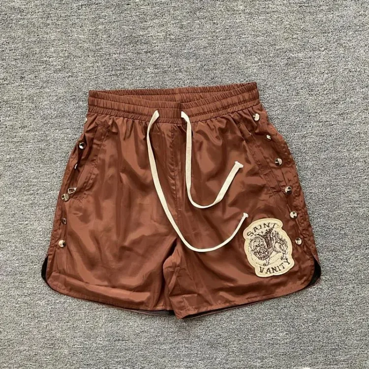 Saint letter towel embroidered hooded short-sleeved shirt casual shorts suit(pic22) Saint letter towel embroidered hooded short-sleeved shirt casual shorts suit